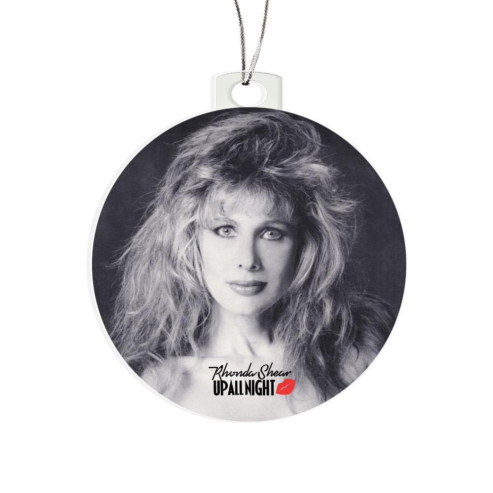 Rhonda Shear Up All Night Christmas Ornament