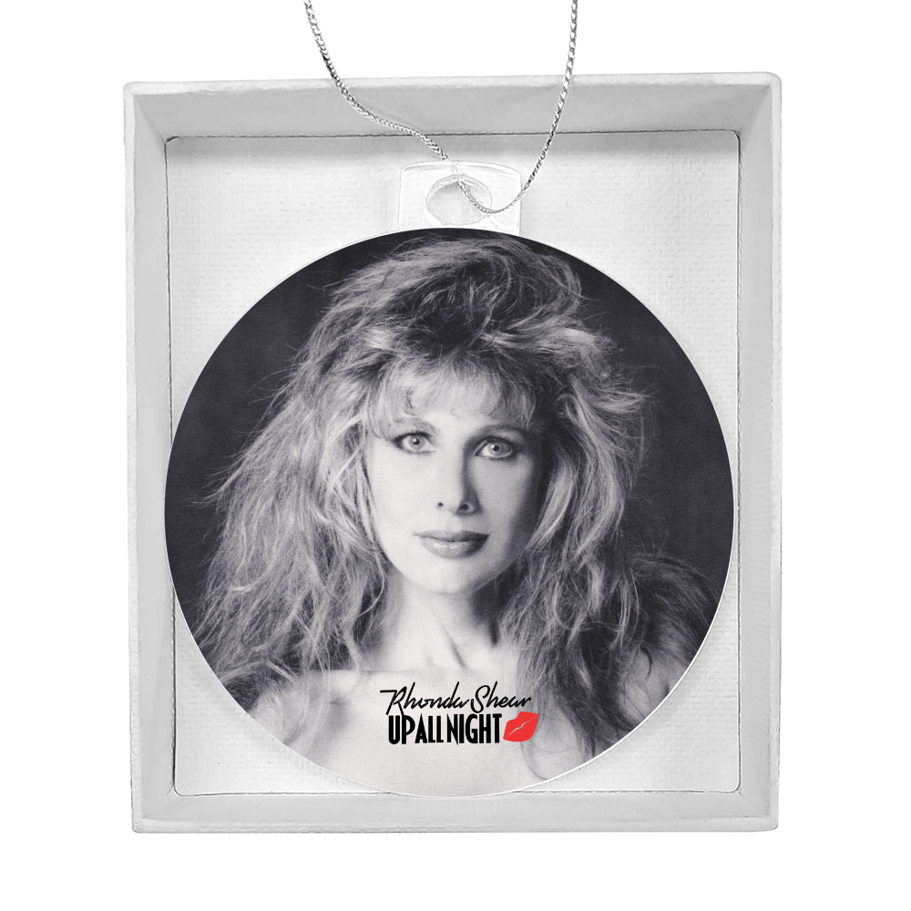 Rhonda Shear Up All Night Christmas Ornament