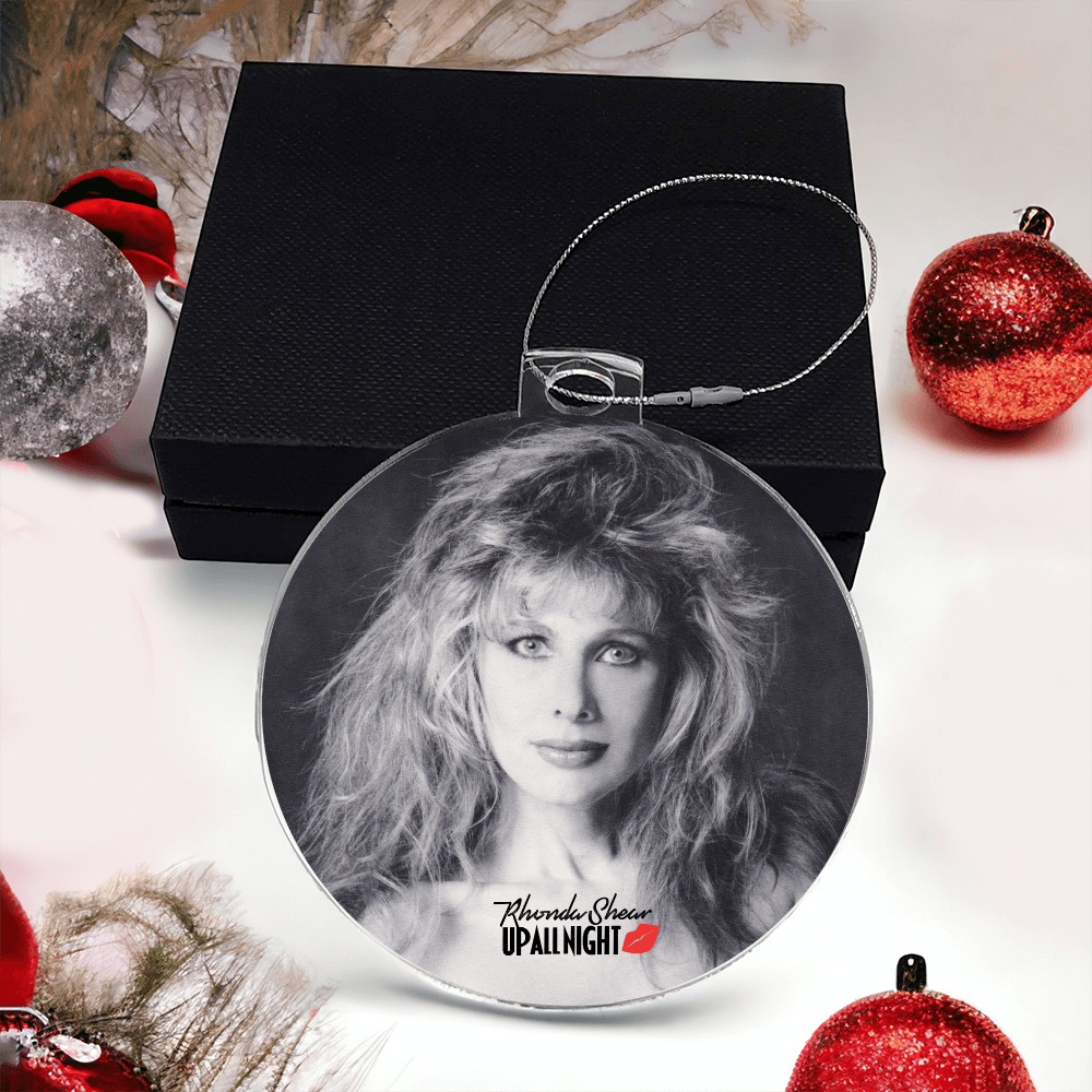 Rhonda Shear Up All Night Christmas Ornament
