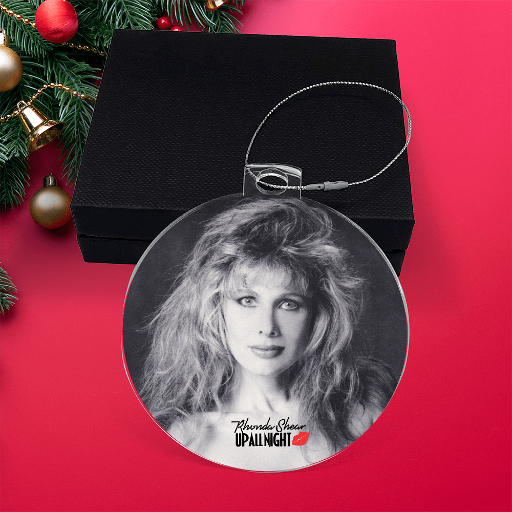 Rhonda Shear Up All Night Christmas Ornament