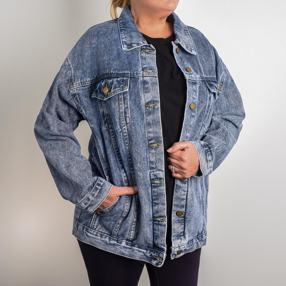 Up All Night Jean Jacket