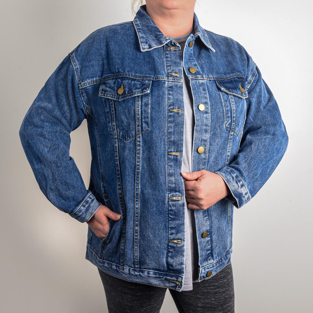 Up All Night Jean Jacket