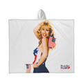 Rhonda Shear USA Hoodie Blanket